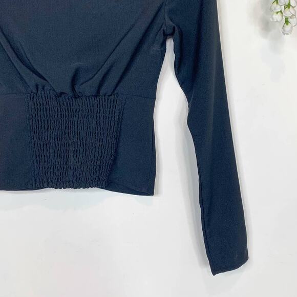 NWT ABERCROMBIE & FITCH y2k long sleeve triangle cutout top 90s - Picture 8 of 9